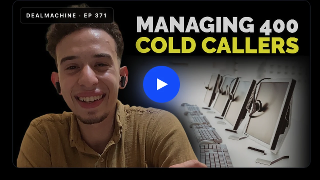 DealMachine podcast episode 371 featuring the founder of Dialing for Dollars